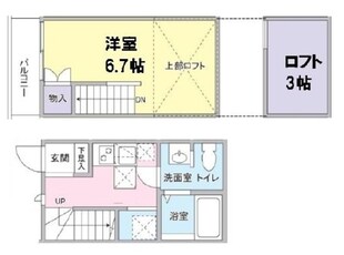 コンフォール小岩の物件間取画像